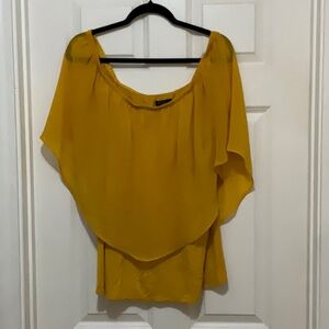 Thalia Sodi Yellow Blouse